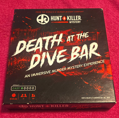 Hunt A Killer Death at the Dive Bar Immersive Murder Mystery Game  2020