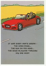 Happy Birthday Card For Him - Living the Dream - Funny