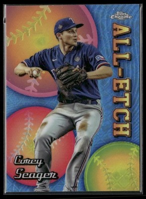 2024 Topps Chrome Logofractor Edition #CAEL-11 Corey Seager Chrome All Etch