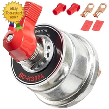 High Current Battery Disconnect Switch 300A 12-24V Master Battery Power Cut