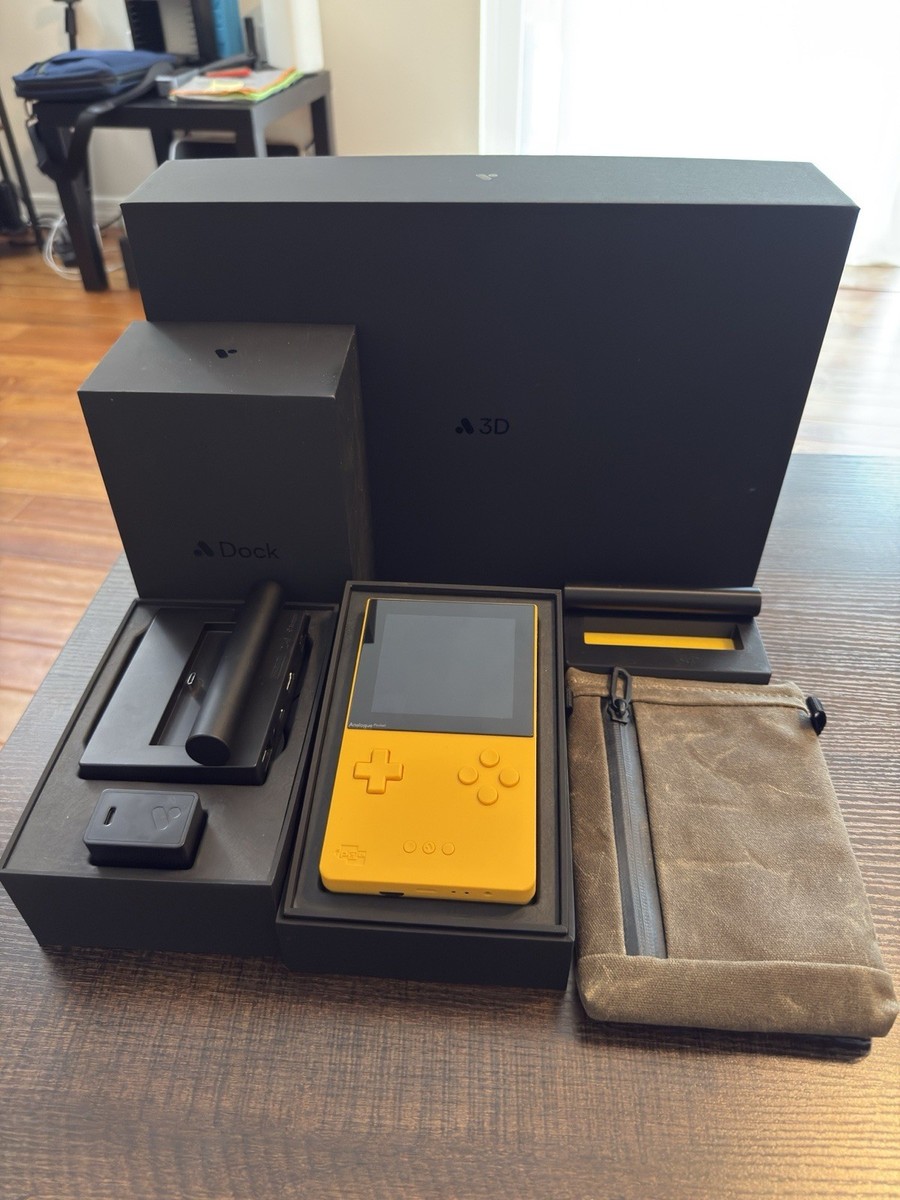 Analogue Pocket - Dandelion Limited Edition, With Dock. And