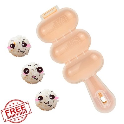 DALAN Pink Rice Ball Mold Easy Roll Vegetable Shape Maker