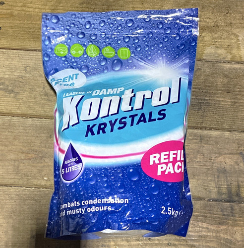Kontrol Kontrol Krystals Tabletop Refill Pack Blue 2.5kg Absorbs 5L
