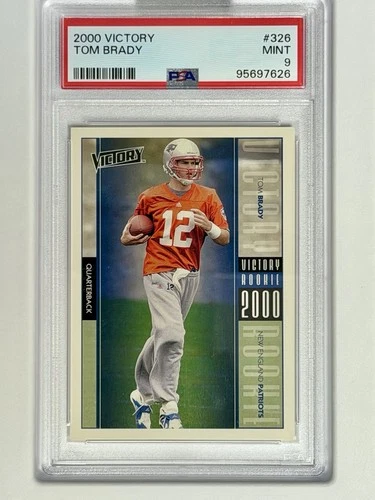 2000 Victory Tom Brady PSA 9 #326 (RC)  Patriots 🔥 Hall Of Fame 🔥 STUNNING