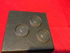 3PCS 13.5mm Glass Achromatic Doublet Convex Lens Focal 33mm for Eyepieces Lenses