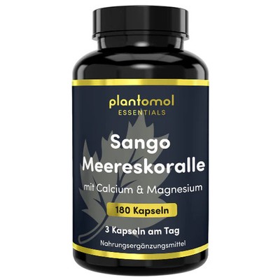 plantomol  Essentials - Sango Meereskoralle Kapseln - Calcium & Magnesium