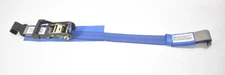 Kemper Industries 2' Ratchet Strap w Hook End 3333 lbs WLL Blue/Black Cord