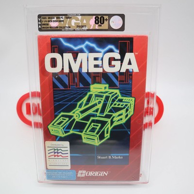 ORIGIN'S OMEGA - VGA PEDIGREE GRADED 80+! NEW & Sealed! 5 1/4'' DISK IBM PC TANDY