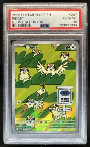 2023 Pokemon SV Obsidian Flames - OBF EN Pidgey #207/197 PSA 10 GEM MINT