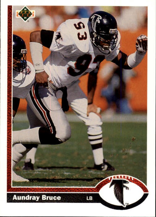 1991 Upper Deck #398 Aundray Bruce - FB