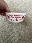 Vintage Hazel-Atlas Ranger Joe Round-Up Bowl Milk Glass Cereal Premium Maroon