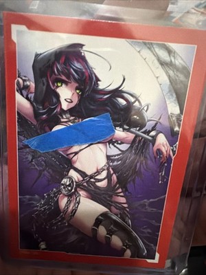 Zenescope Grimm Universe Keres  z rated  Art Card /250
