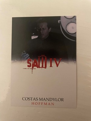 Saw IV Autogramm Sammelkarte Costas Mandylor Hoffman LEER Signings Conventions