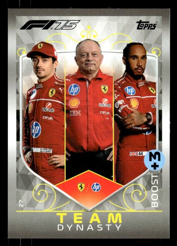 2025 Topps Turbo Attax F1 #27 Charles Leclerc / Vasseur / Lewis Hamilton card