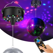 5/8/10/15 RPM Disco Ball Motor with Remote for Party Decor, Disco Ball Spinne...