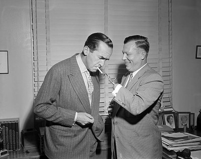 Edward R Murrow Harold Russell on PERSON TO PERSON September 30 1955 Old Photo