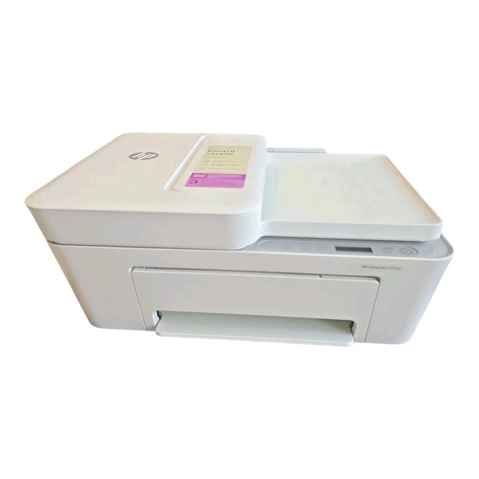 HP DeskJet 4220e 3in1 Kopierer Drucker Scanner WLAN Multifunktion Ohne Patronen - Bild 3 von 4