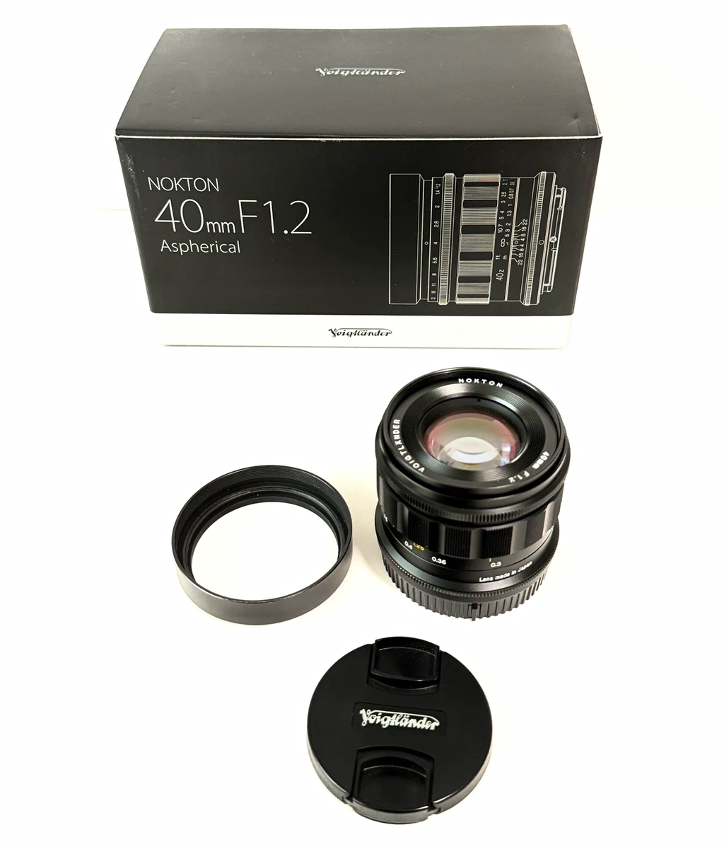 25+ Voigtländer f/1.2 Camera Lenses 40mm Focal for sale | Updated