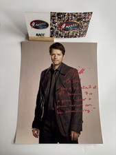 MISHA COLLINS signed In-Person Autogramm/Autograph 28x35cm SUPERNATURAL