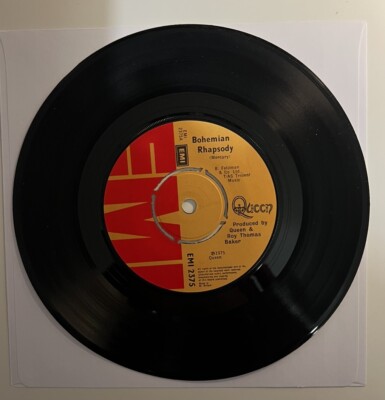 QUEEN BOHEMIAN RHAPSODY UK版 EP EMI2375 Queen Bohemian Rhapsody - 4pr - EX UK 7