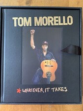 TOM MORELLO Whatever It Takes Genesis DELUXE Signed Book Rage Against Machine