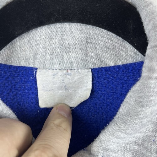 Vintage SF California Womens Blue Gray Quarter Zip Pullover Sweater Taylor Swift - Picture 7 of 11