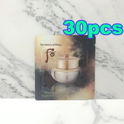 The history of Whoo Cheongidan Radiant Regenerating Eye Cream 1ml x 30pcs