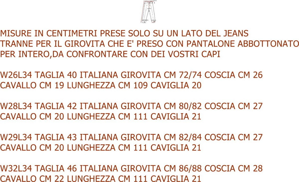 Levi's W28 Taglia Italiana Pantaloni Jeans Levis Da Donna