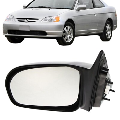 For 2001-2005 Honda Civic 4-Door Sedan Left Driver Side Mirrorn