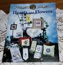 MILL HILL HEARTS AND FLOWERS CROSS STITCH BKLT