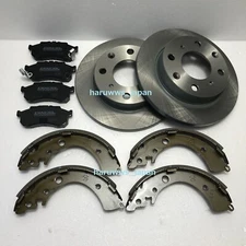 For Honda Acty Fits HA3 HA4 HH3 HH4 Front Brake Rotors, Pads, Shoes Set NEW