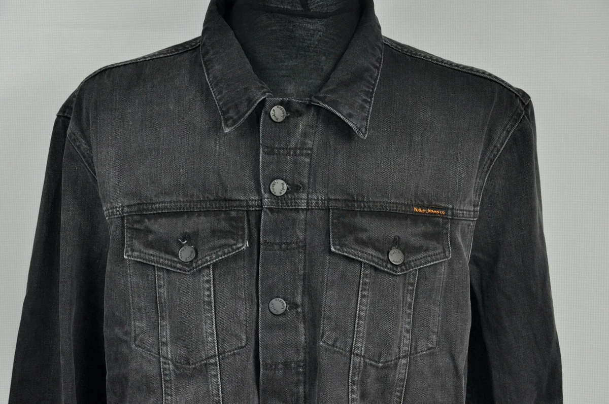 Nudie black top denim jacket