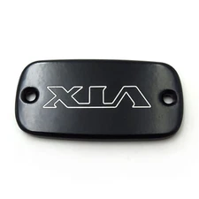 HTTMT Black Brake Fluid Reservoir Cap Cover "VTX" For 2002-2011 Honda VTX 1800