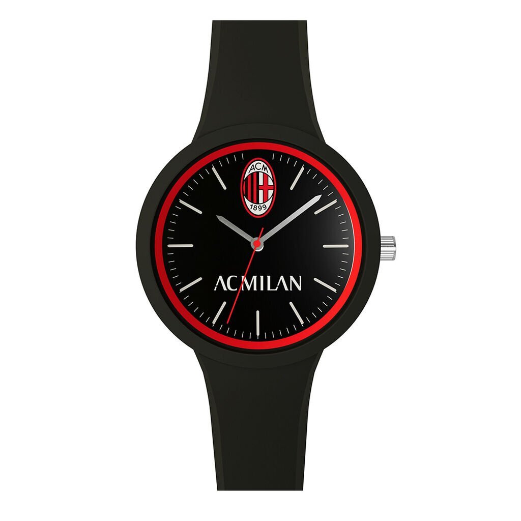 Wristwatch AC MILAN P-MN480XN3 Silicone Black 38mm OFFICIAL