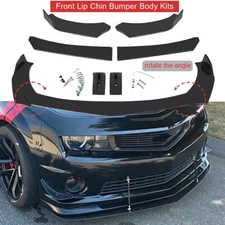 Glossy Black Front Bumper Lip Splitter Spoiler/ For Chevrolet Malibu