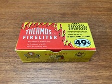 NOS Vintage Thermos Fireliter Barbecue Fire Starter Made In USA Smokeless