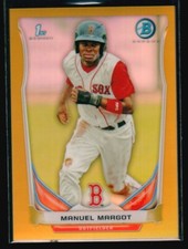 2014 Manuel Margot 1st Bowman Chrome GOLD Refractor /50 RC Rookie
