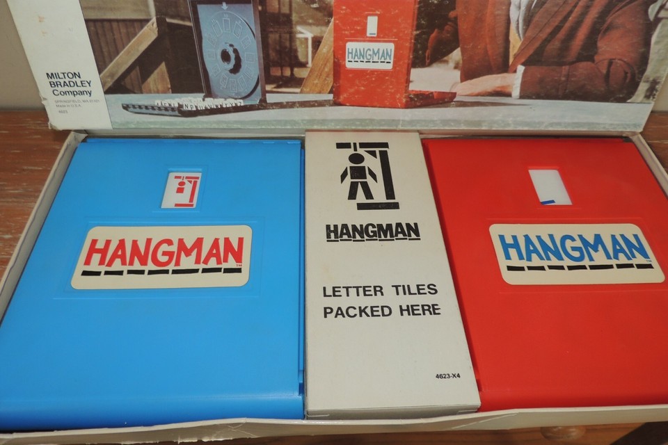 LK VINTAGE 1976 HANGMAN BOARD GAME VINCENT PRICE MILTON BRADLEY