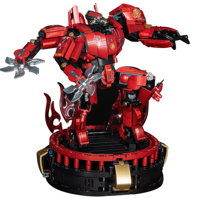 1742-teiliges Jaeger Hunter Storm Red Deformed Robot-Modell für Sammler