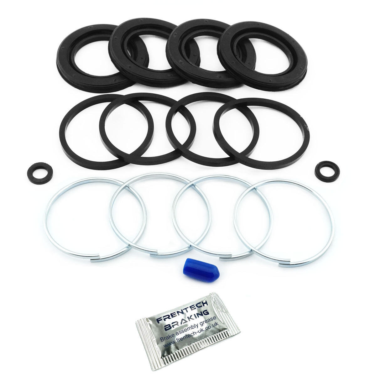 Front Brake Caliper Repair Kit & Pistons (4 Pot) For Lexus LS400 UCF20