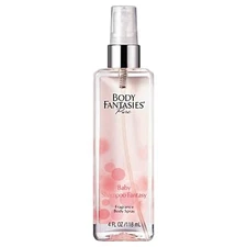 Body Fantasies Pure Baby Shampoo Fantasy Body Spray 4 oz