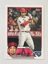 2023 TOPPS LIVAN SOTO #371 ROOKIE SS LOS ANGELES ANGELS BASEBALL CARD