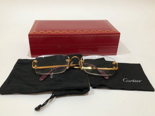 Authentic Cartier Oro Senza Montatura Occhiali da vista Frames | eBay