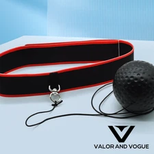 Boxing Reflex Ball with Adjustable Headband – Speed & Accuracy Trainer for Adult