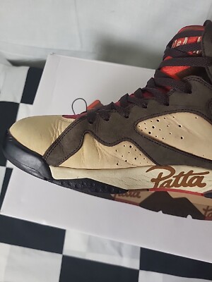 Patta x Air Jordan 7 Retro OG SP Shimmer (AT3375-200) Size