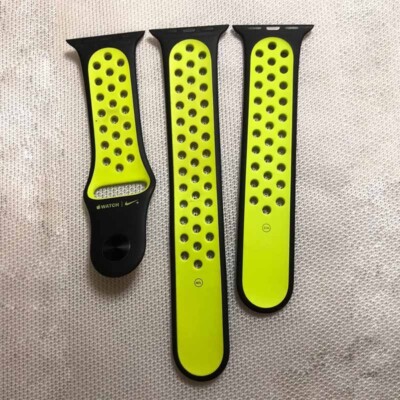 Genuine For Apple watch Ultra Nike Sport Band 42mm 44mm 45MM 49MM Black/Volt