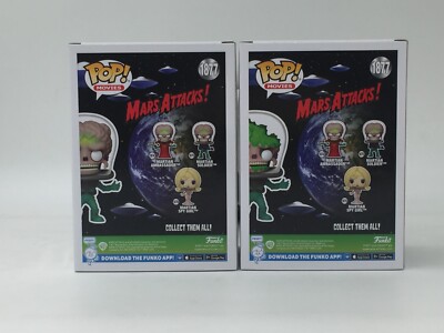 POP Movies: Mars Attack - Alien Soldier Specialty Series Exclusive Glo- VRare