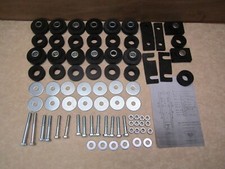 55 56 57 Chevy Sedan Body Frame Mount Bushing Kit Bolts 1955 1957 Nomad Wagon