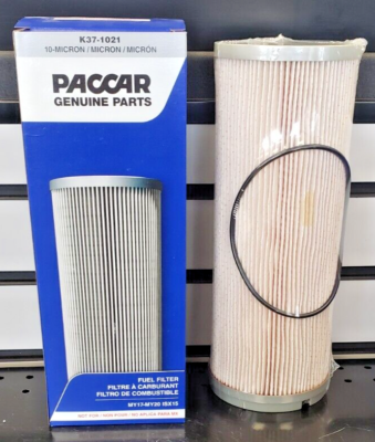 BRAND NEW GENUINE PACCAR FUEL FILTER ELEMENT ~ 10 MICRONS ~ K37