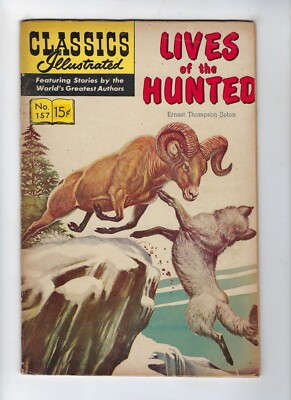 CLASSICS ILLUSTRATED # 157 (LIVES OF THE HUNTED - HRN 167 - Feb 1964) VG